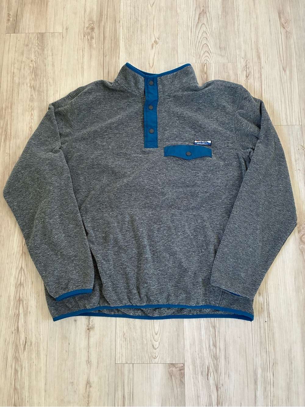 Eddie Bauer Men’s Snap-Front Fleece Pullover